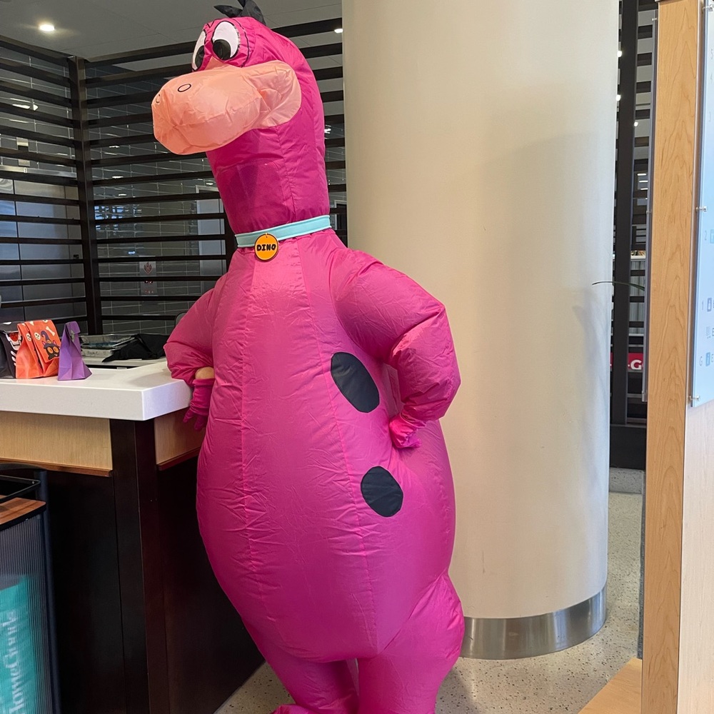 Dino inflatable costume